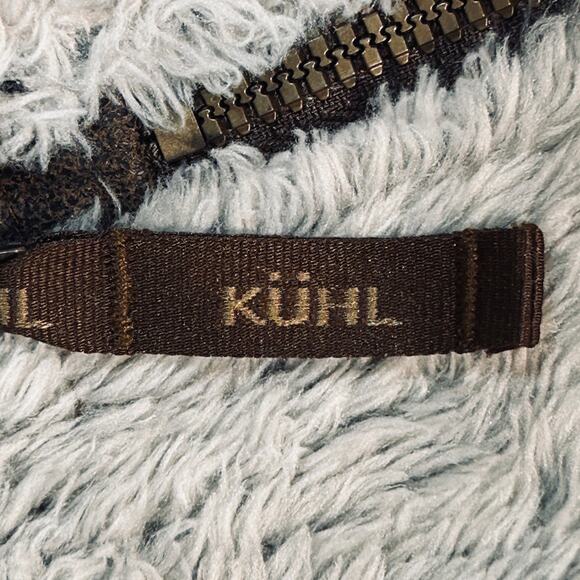 KÜHL Flight Jacket Women’s Small Plush Fleece Zip Hoodie Beige - Picture 10 of 16